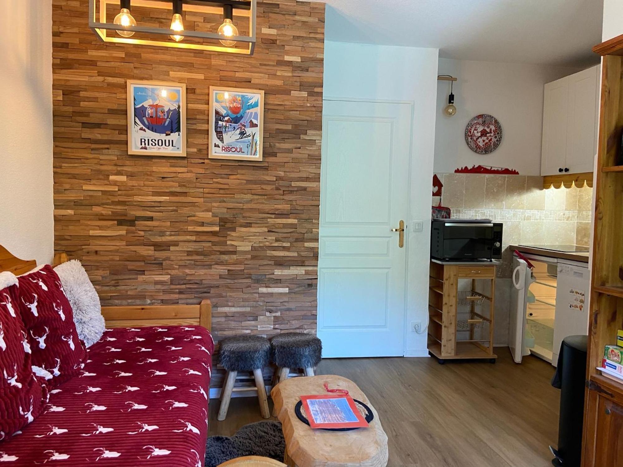 Pied Des Pistes, 2 Pieces, 6Pers, Piscine Et Sauna Risoul Kültér fotó